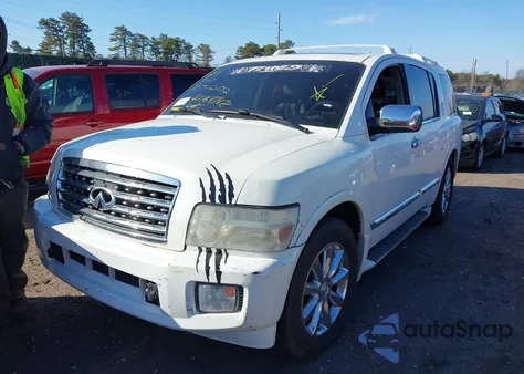 2005 Infiniti Qx56 z USA, uszkodzony, nr VIN 5N3AA08C75N805703